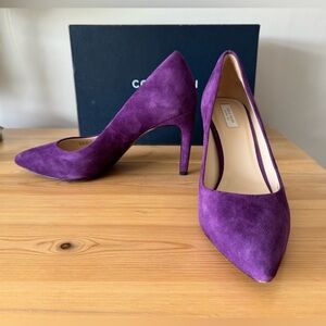 Cole Haan genuine suede leather heels size 8